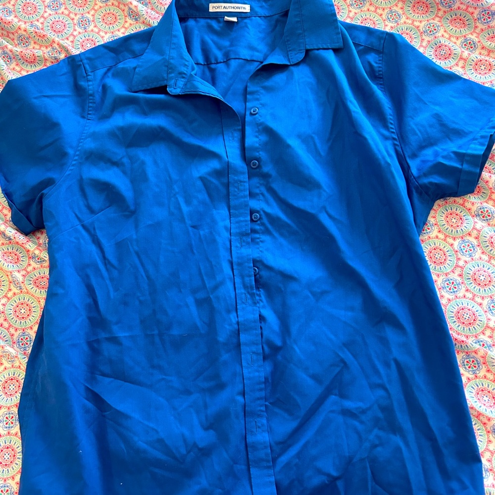 PORT AUTHORITY LADIES POPLIN SHIRT